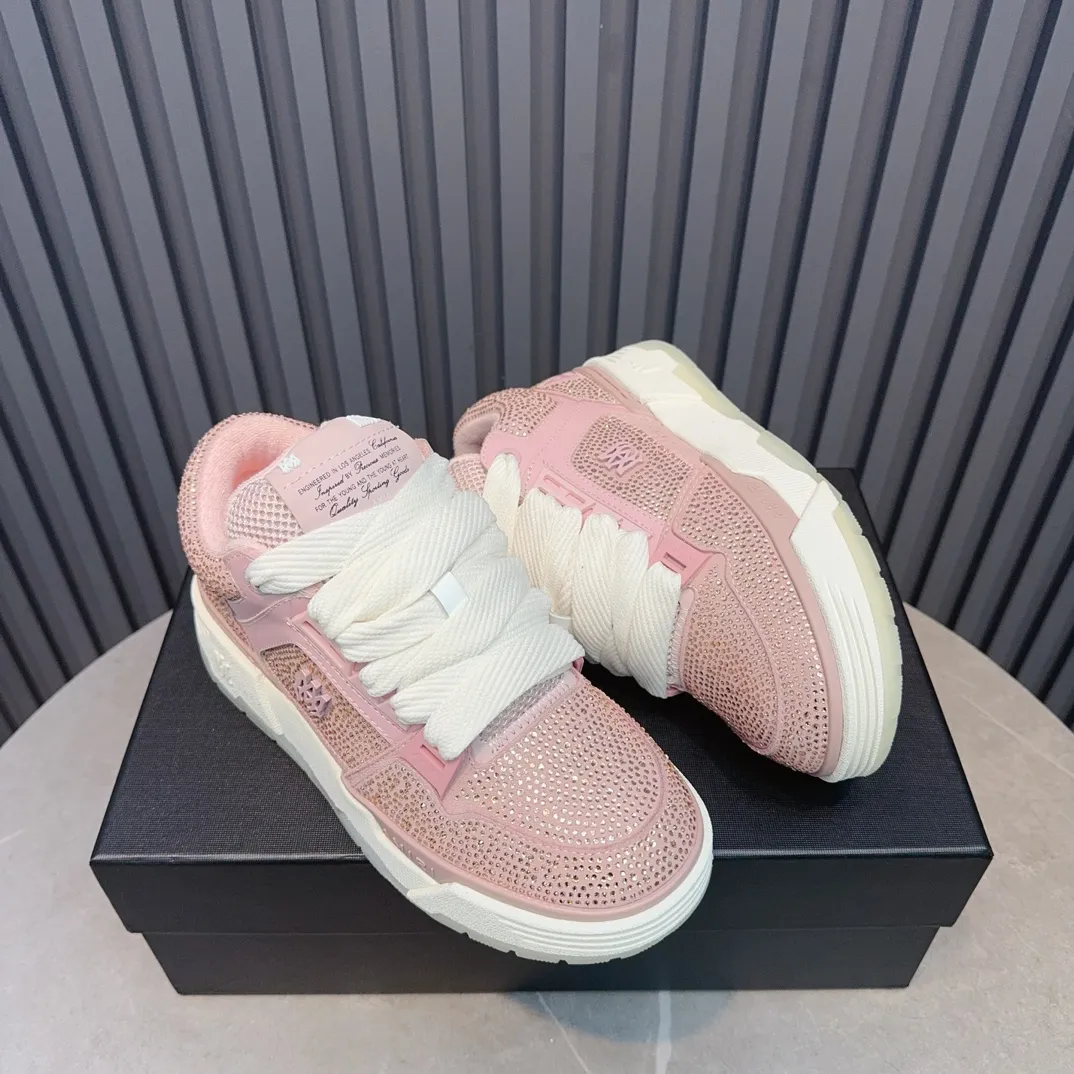 Men's shoes 💰760💰 AMIRI AMIRI fashion brand hot sale 🔥 Available all year round, couples 💑 Official website synchronization Imported fabrics 1⃣️ vs 1⃣️ replica, original factory special original sole, 35-45 (45. non-refundable)